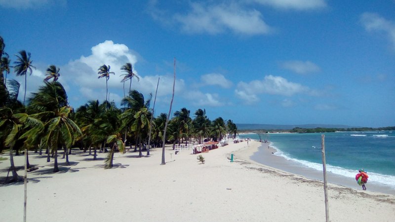 Пляж на острове Коче Венесуэла