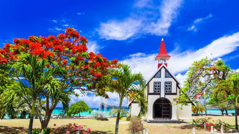 Красная Церковь Нотр-дам-Оксильятрис Маврикий