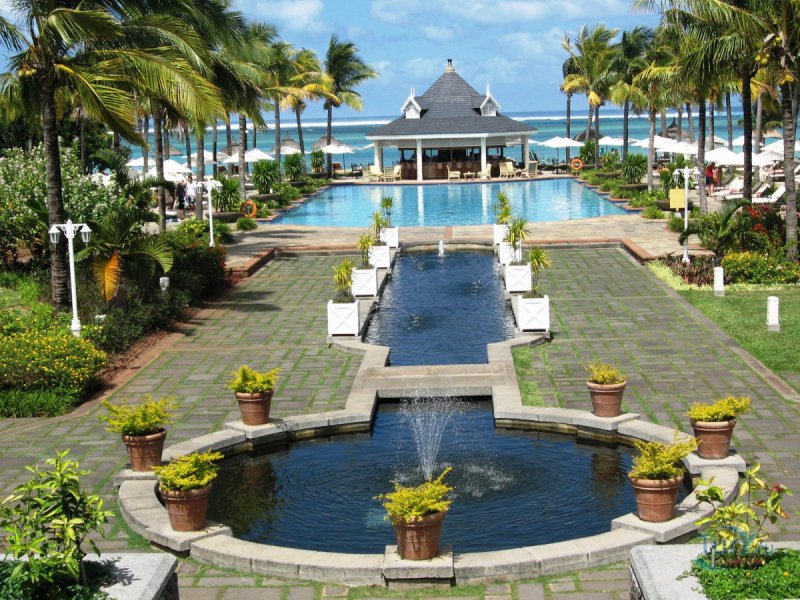 Остров Маврикий отель в океане