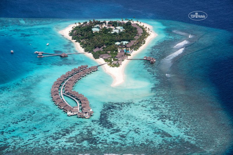 Anantara Kihavah Maldives карта острова