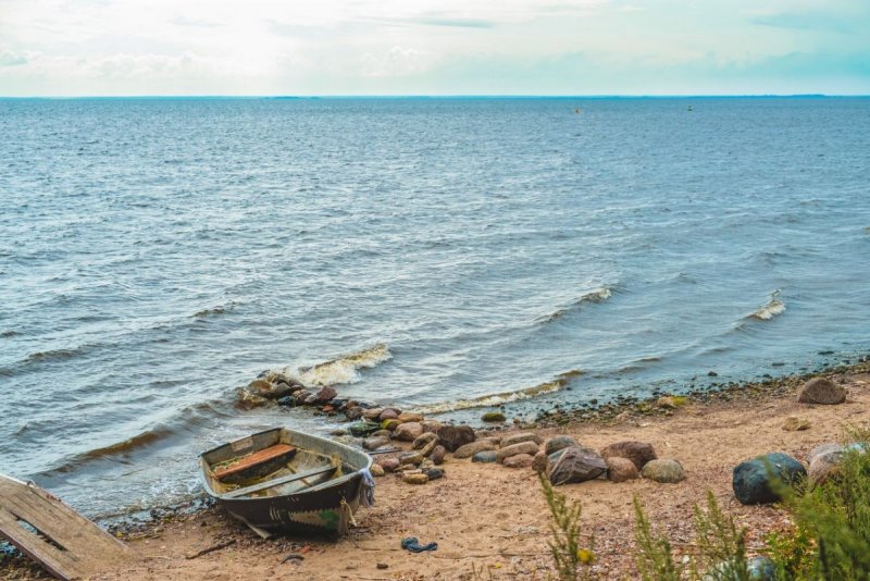 Остров Талабск на Псковском озере