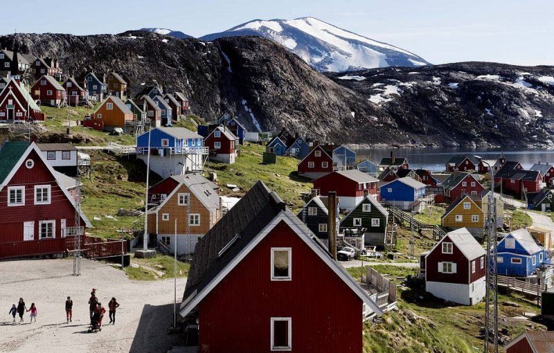 Поселок Иллоккортоормиут Гренландия