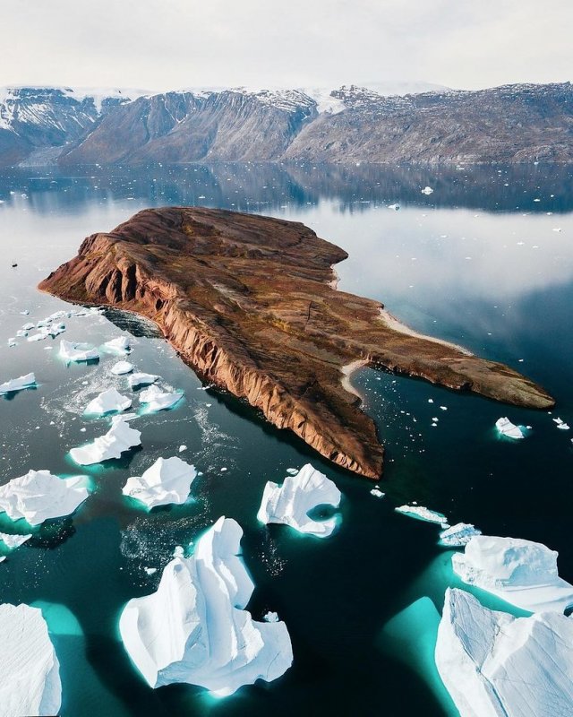 Гренландия тундра