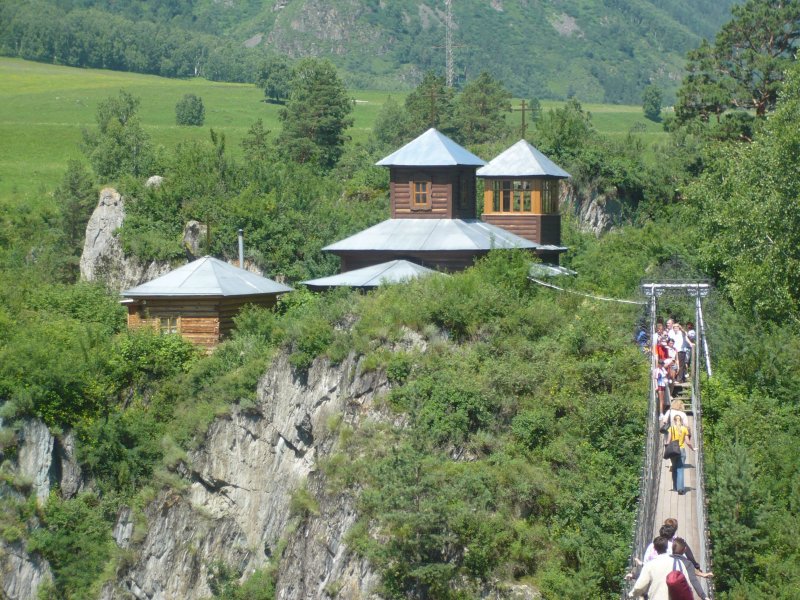 Мужской монастырь в Республике Алтай