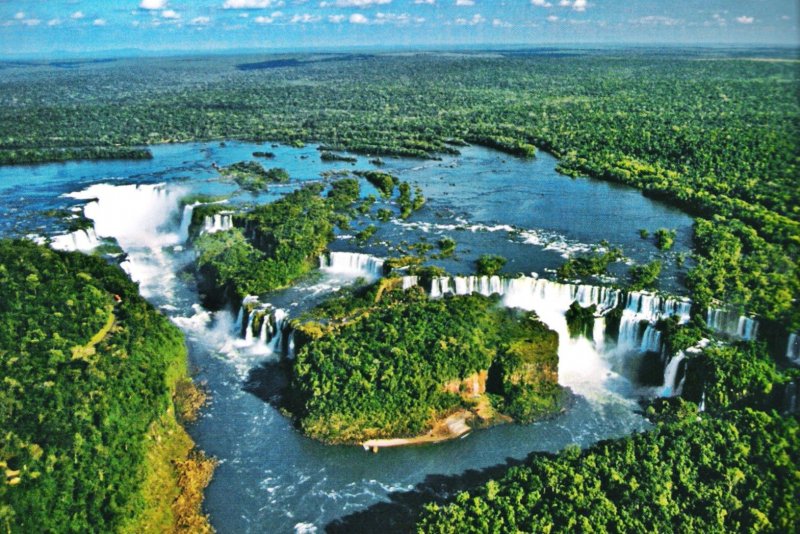 Водопад сальто де мондай, Парагвай