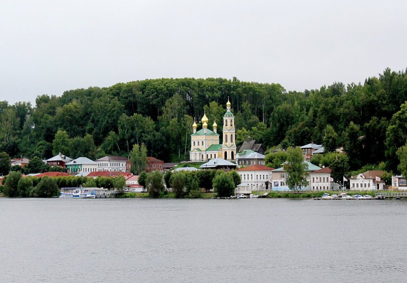 Волга в Костроме 19 век