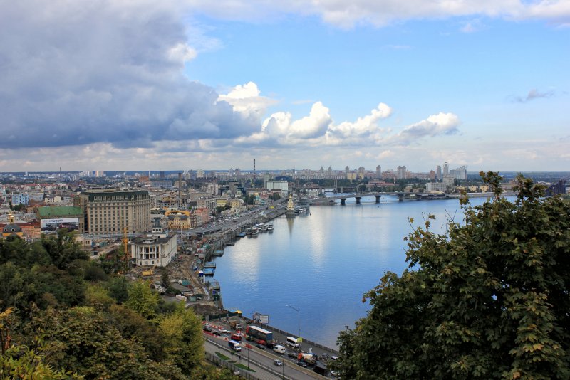 Киев 2020 река Днепр