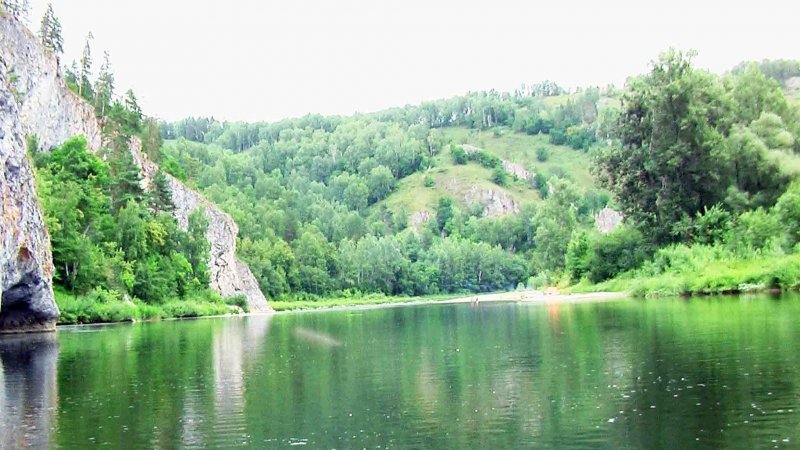 Природа Башкирии река белая