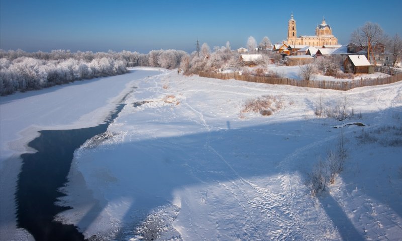 Село Константиново Рязанская область зимой
