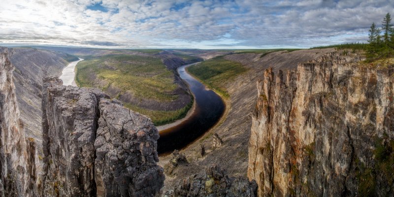 Река Котуй Анабарское плато