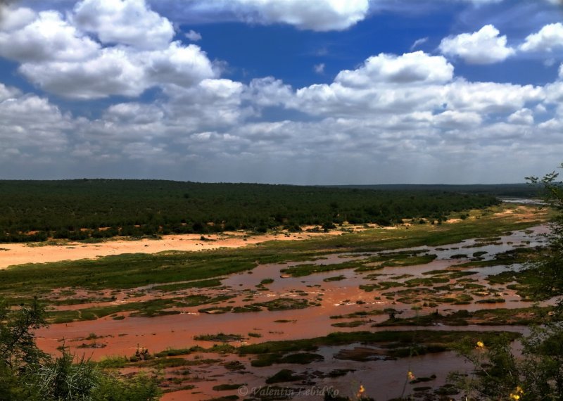 Национальный парк Крюгера река Лимпопо
