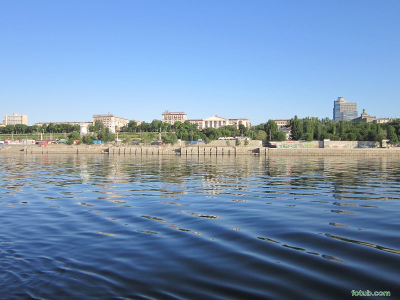 Волга река в Волгограде набережная