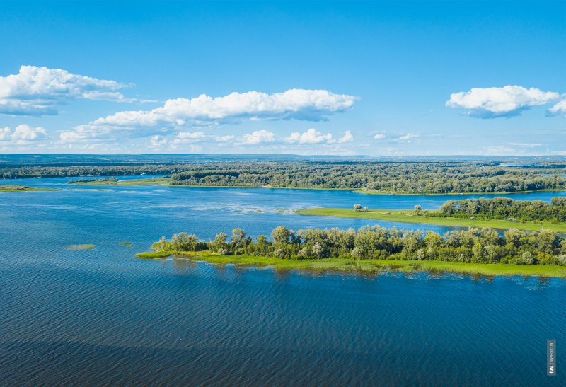 Волга река Юг