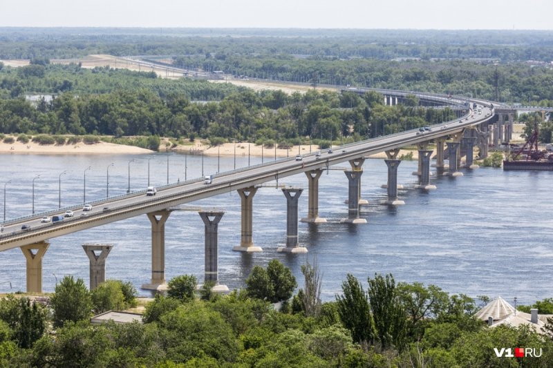 Река Волга и Волжская ГЭС
