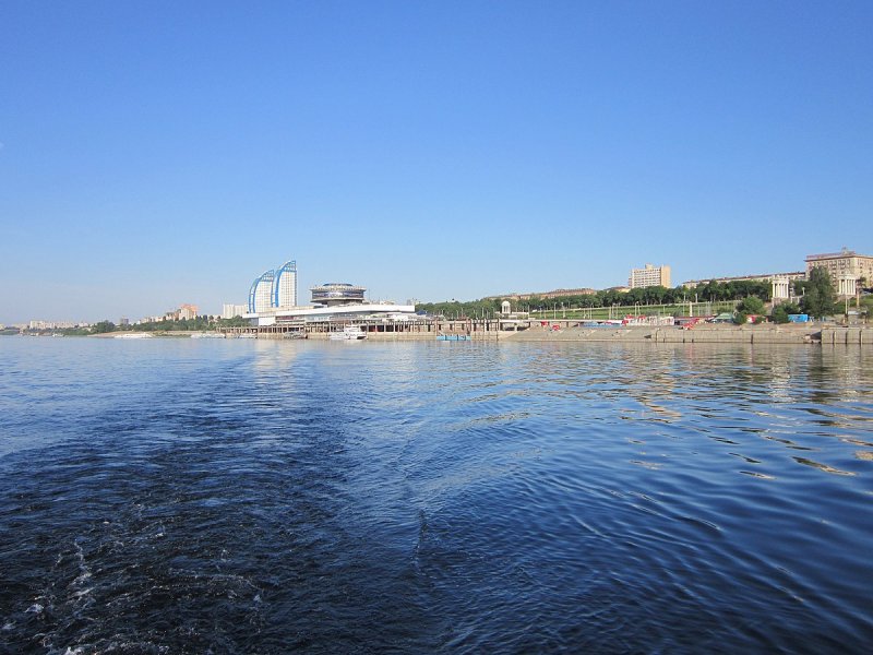 Река Волга в Волгоградской области