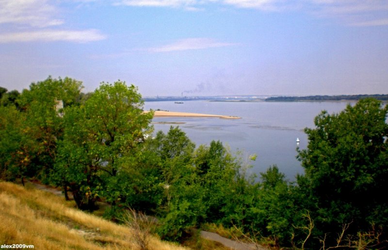 Волга река панорама Волгоград