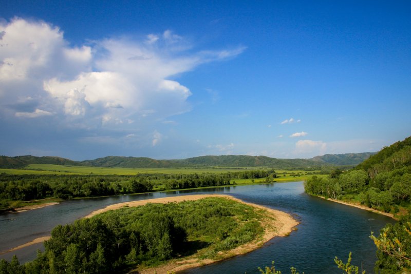 Река Уба Восточный Казахстан