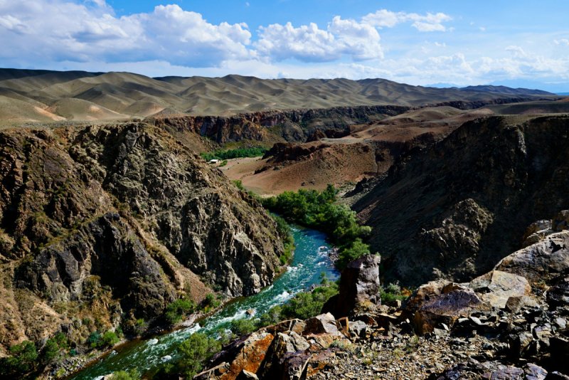 Река Чарын в Казахстане