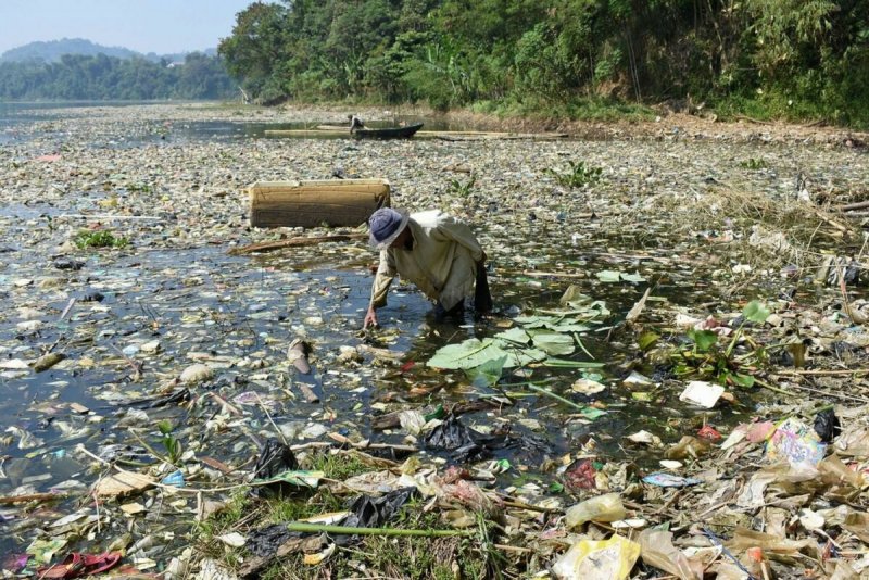 Река Ямуна загрязнение