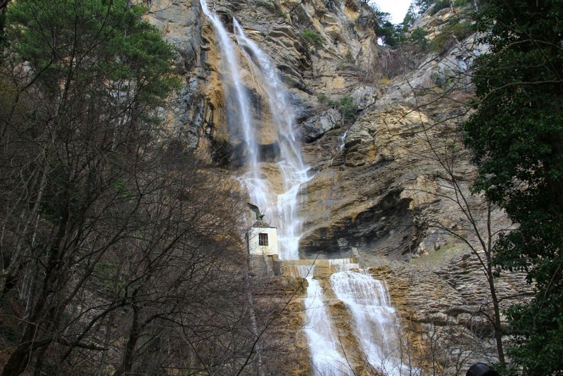 Сухой водопад Крым