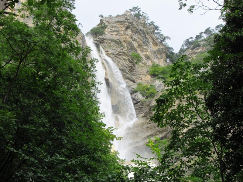 Крымский водопад Учан-Су