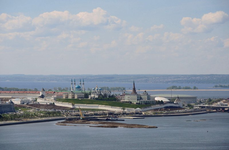 Реки Волга и Казанка в Казани