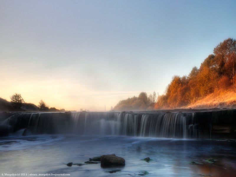 Водопад на реке Тосна