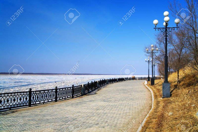 Амурский мост Хабаровск Железнодорожный
