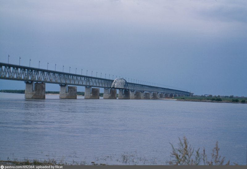 Мост через реку Амур Комсомольск