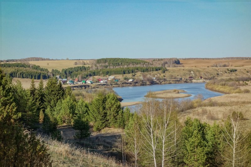 Посёлок Сылва Пермский край река