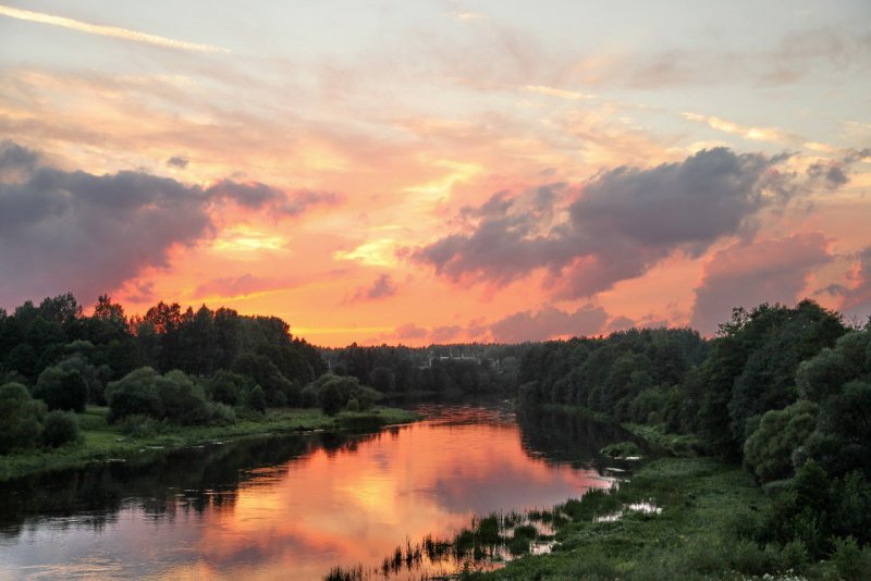 Река Вилии Беларусь