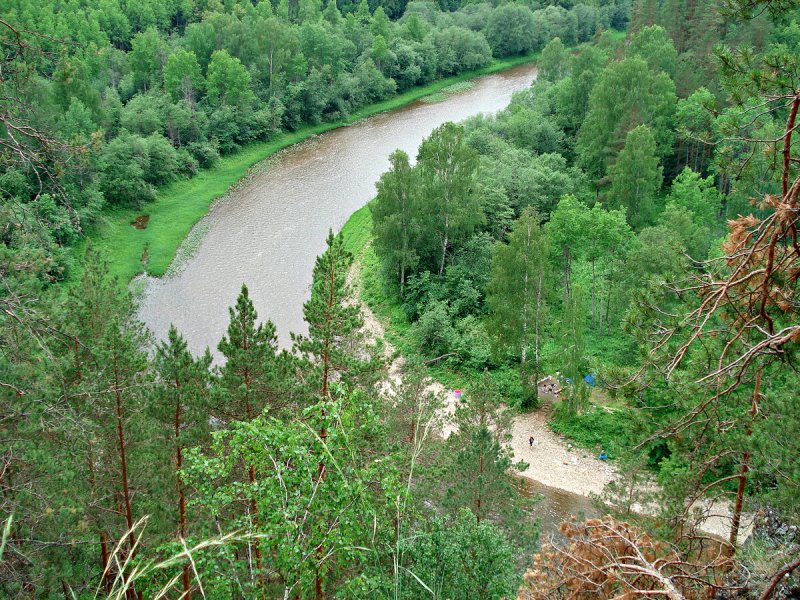 Река белая Охлебинино