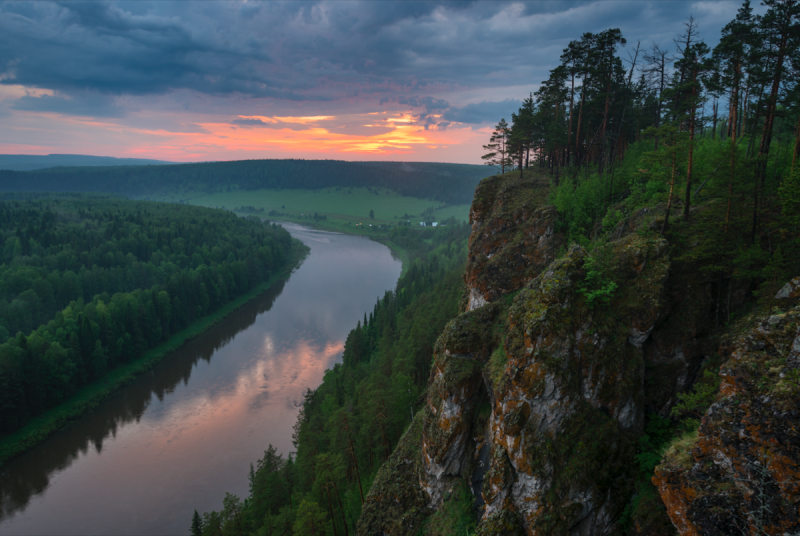 Река Чусовая Пермский край горы