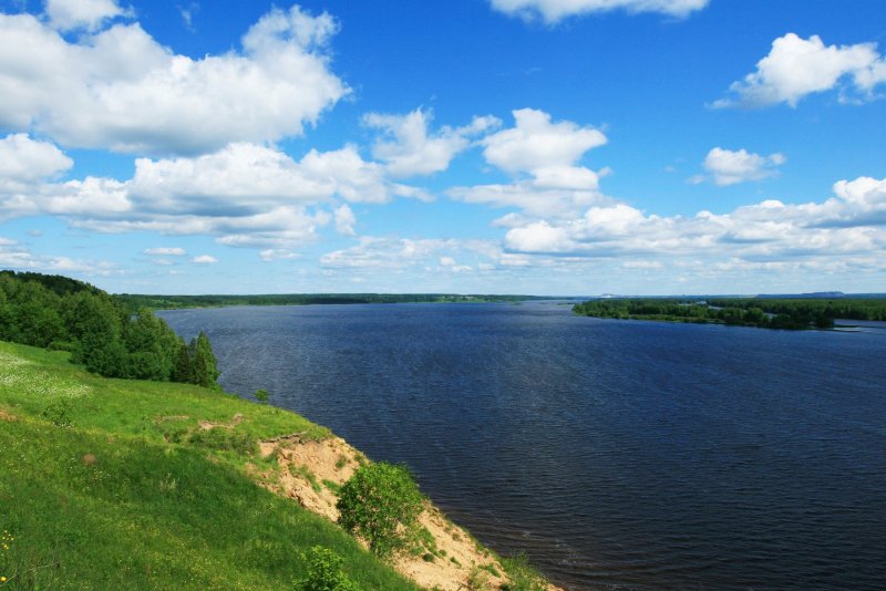 Река Волга в Удмуртии