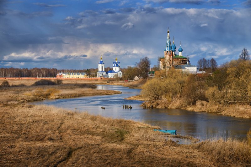 Город Шуя Ивановской области река Теза