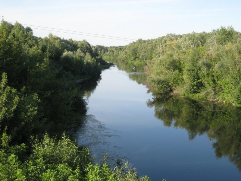 Река ворона в Воронежской области