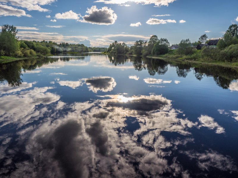 Великий Новгород река Мста