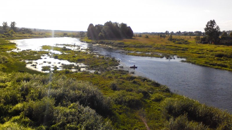 Фото реки Днепр в Катыни