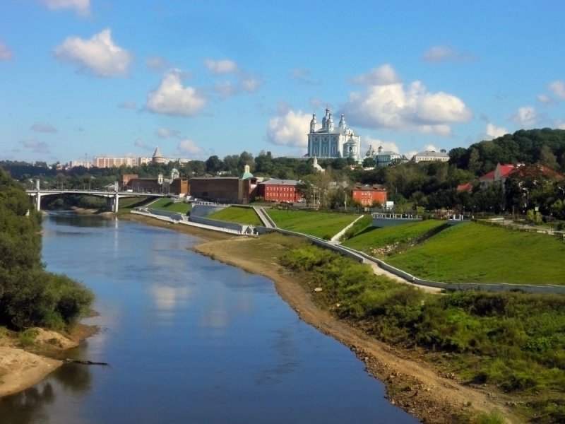 Набережная реки Днепр Смоленск