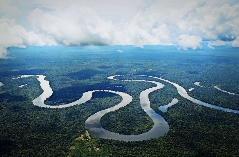 Южная Америка река Амазонка