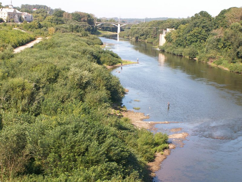 Смоленск река Днепр и мост фото