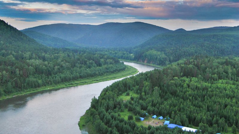 Река Мана Красноярский край