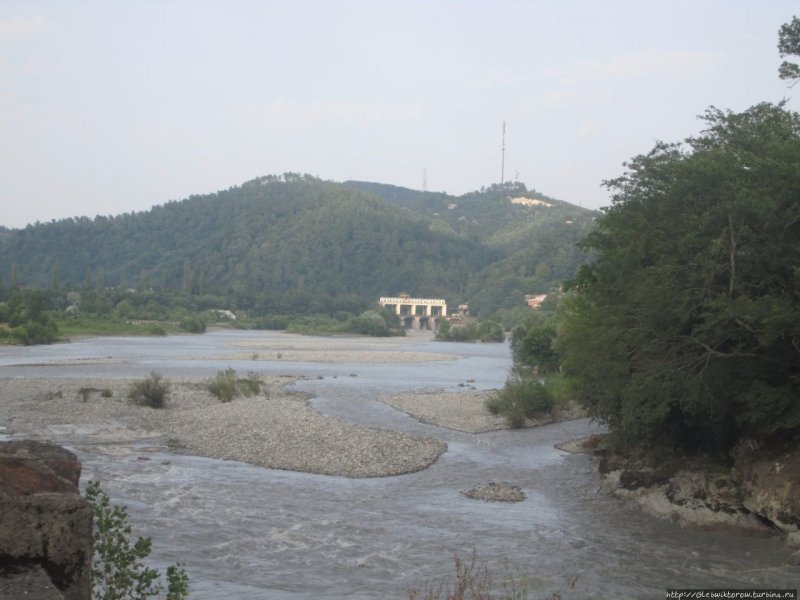Река Риони в Зугдиди
