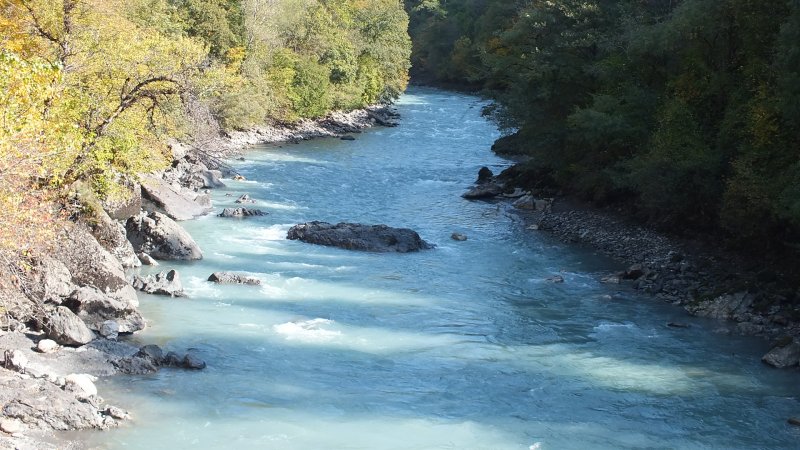 Горная река Риони