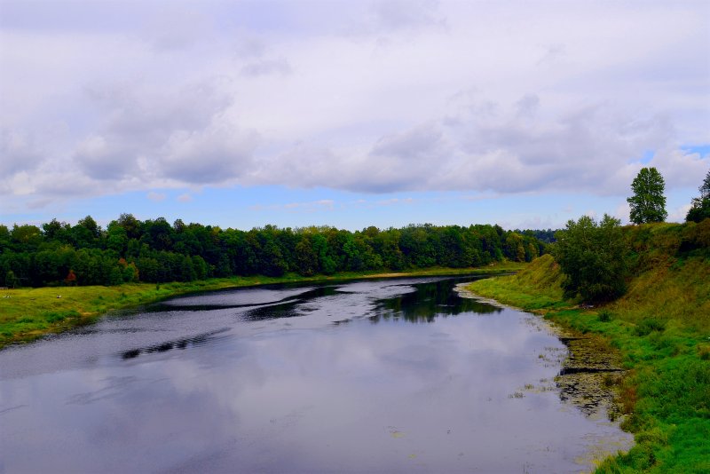 Река Луга в Кленно