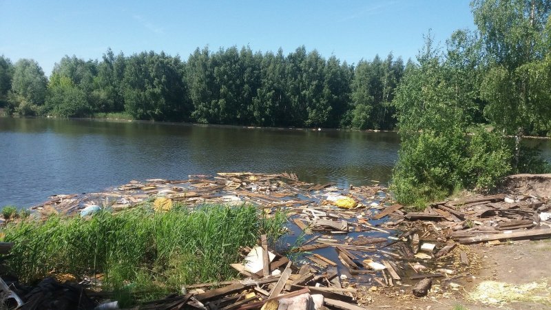 Загрязненные водоемы России