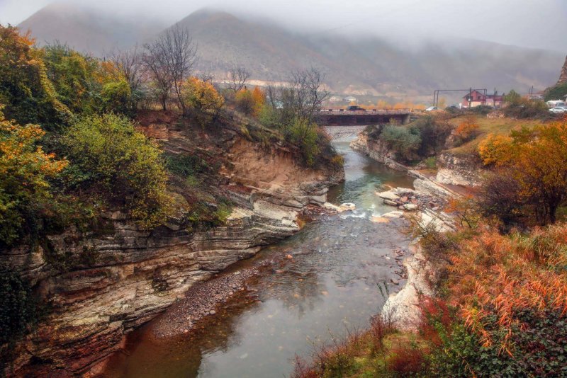 Река Самур в Дагестане
