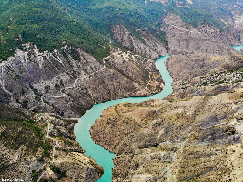 Река Гюльгерычай в Дагестане