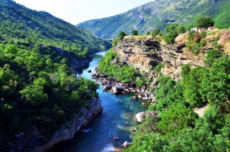 Каньоны Крыма с рекой