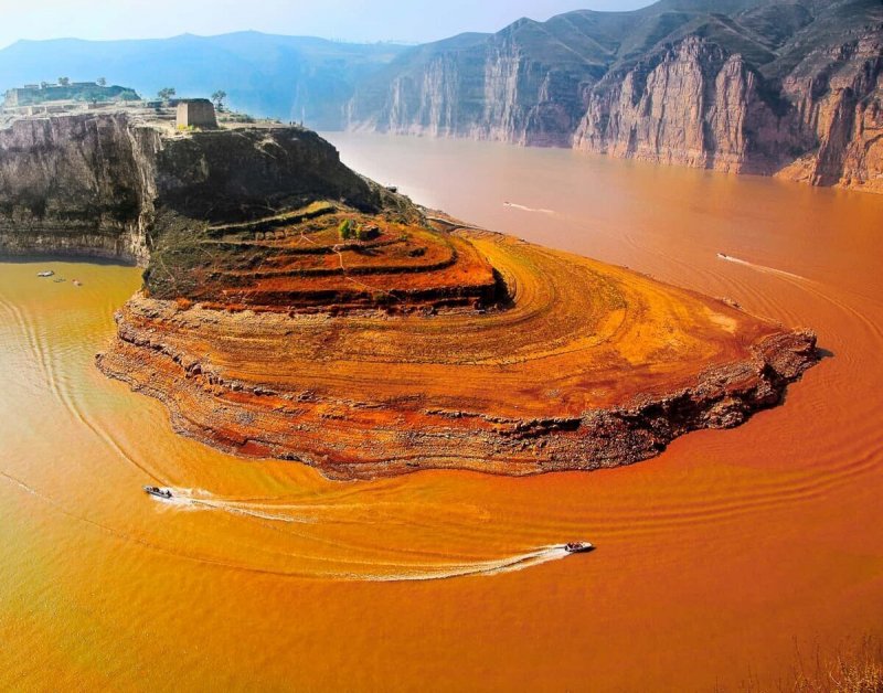 Китай река Хуанхэ